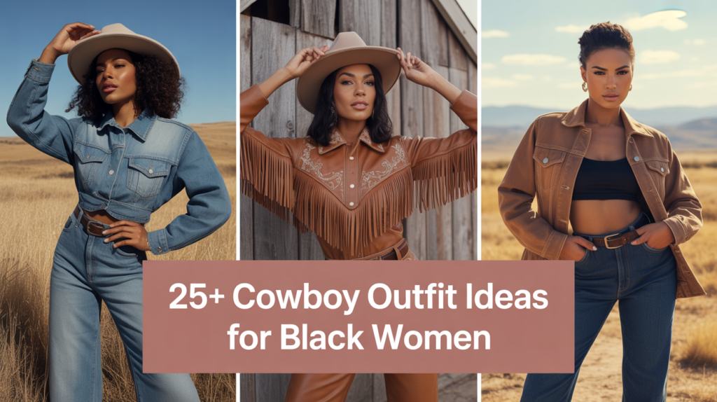Cowboy Outfit Ideas for Black Women