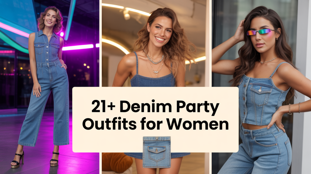 Denim Party Outfits for Women