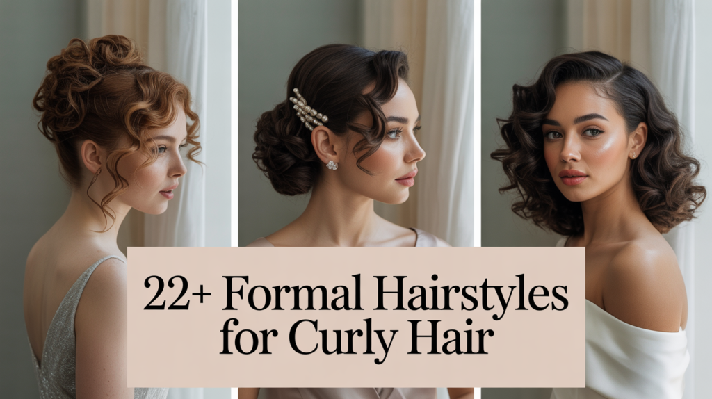 Formal Hairstyles for Curly Hair