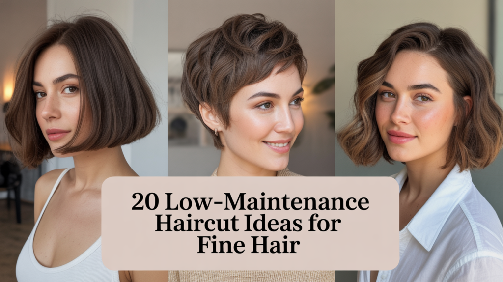 Low-Maintenance Haircut Ideas for Fine Hair